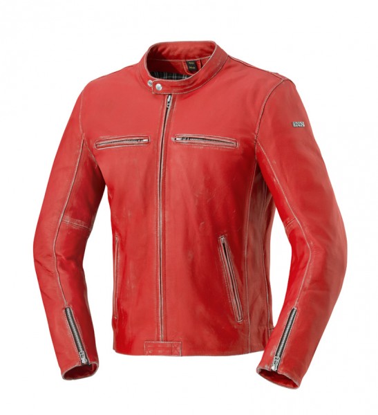 iXS-Lederjacke Sondrio rot