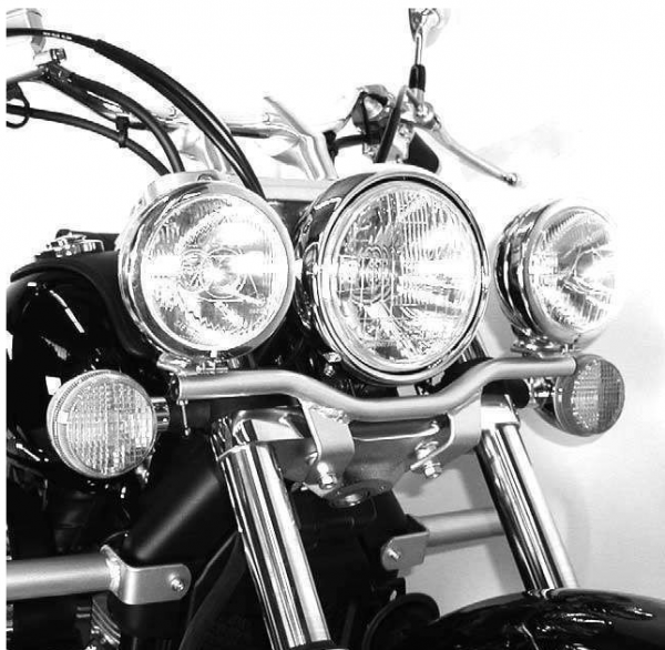 Hepco & Becker Twinlight Set Zusatzscheinwerfer Honda VT 750 Shadow Spirit chrom