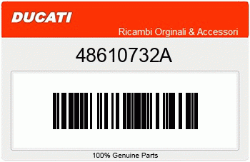 Ducati LINKE WAERMESCHUTZPTAFEL