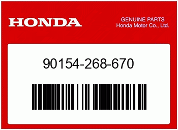 Honda SCHRAUBE, Honda-Teilenummer 90154268670