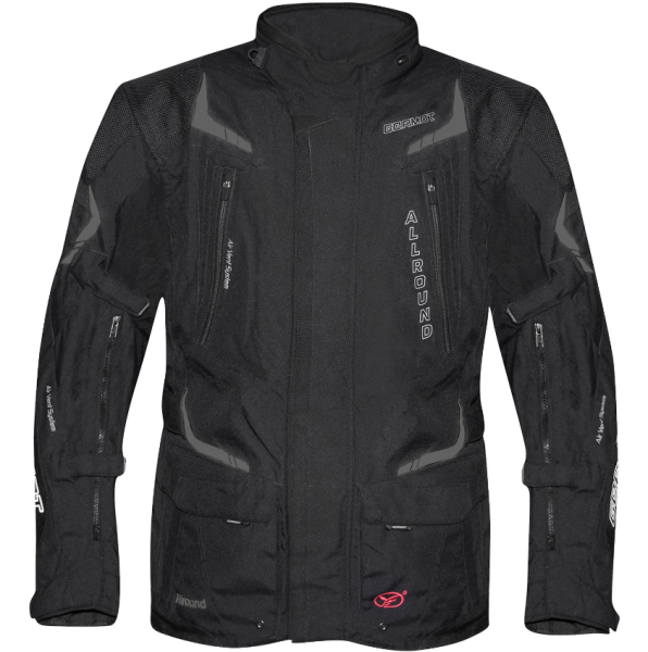 Germot TEXTILJACKE ALLROUND HERREN schwarz wasserdicht