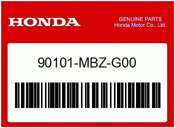 Honda FLANSCHENSCHRAUBE, 6X22, Honda-Teilenummer 90101MBZG00