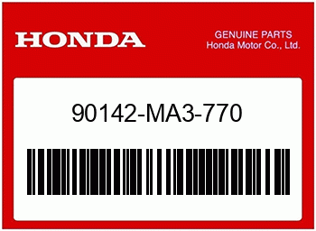 Honda BOLZEN, Honda-Teilenummer 90142MA3770