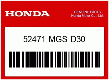 Honda PLATTE, VERBINDUNGSKISSEN, Honda-Teilenummer 52471MGSD30
