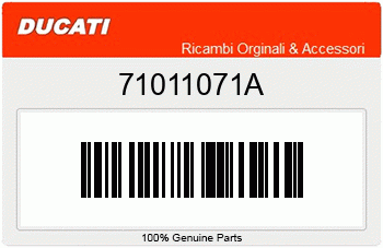 Ducati BUCHSE, Ducati-Teilenummer 71011071A
