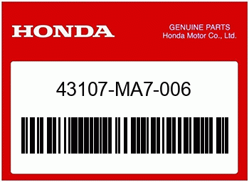 Honda KOLBEN, Honda-Teilenummer 43107MA7006
