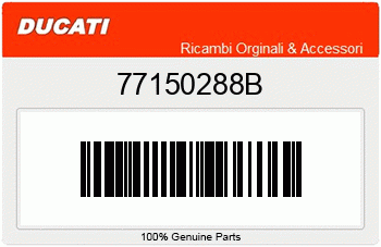 Ducati SCHRAUBE TCEI M4X35, Ducati-Teilenummer 77150288B
