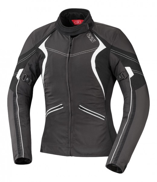 iXS Damenjacke EILEEN hellgrau-schwarz-weiss