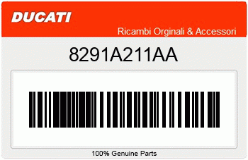 Ducati SCHEINWERFERHALTERUNG MITTLERE, Ducati-Teilenummer 8291A211AA