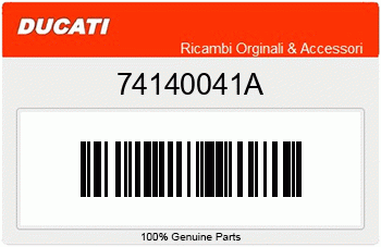 Ducati SCHELLE, Ducati-Teilenummer 74140041A