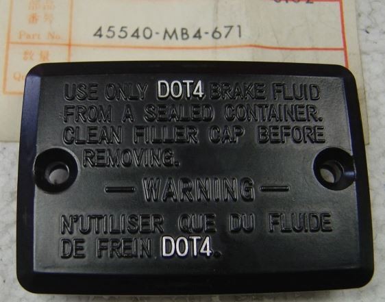 HONDA BREMSZYLINDERDECKEL GL1200 GOLDWING