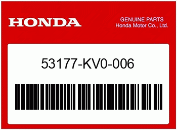 Honda INNENSECHSKANTSCHRAUBE, NR750 '1991 - 1992, Honda-Teilenummer 53177KV0006