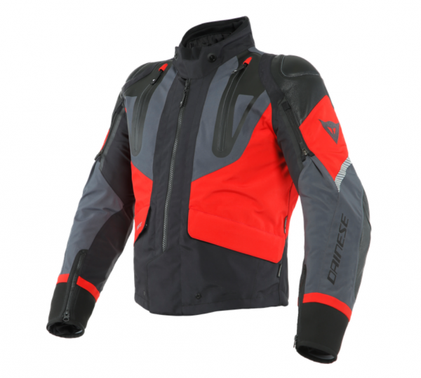 Dainese SPORT MASTER GORE-TEX MOTORRAD JACKE Schwarz/Lava Rot