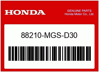 Honda SPIEGEL, R., RUECKSPIEGEL, Honda-Teilenummer 88210MGSD30