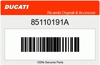 Ducati SICHERUNGSSCHEIBE, Ducati-Teilenummer 85110191A