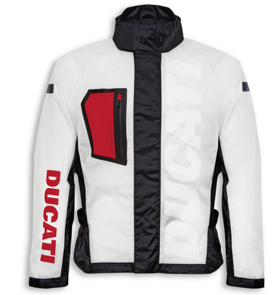 Ducati original Regen Jacke AQUA Transparent Spidi