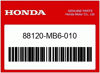 Honda TEIL WIRD AUSVERK., Honda-Teilenummer 88120MB6010