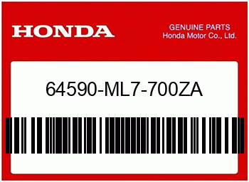Honda TEIL WIRD AUSVERK., Honda-Teilenummer 64590ML7700ZA