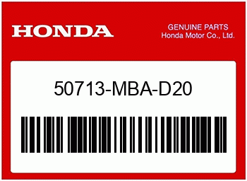 Honda GUMMI, SOZIUSFUSSRASTE, Honda-Teilenummer 50713MBAD20