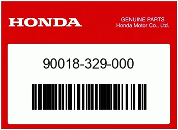 Honda SECHSKANTSCHRAUBE, Honda-Teilenummer 90018329000