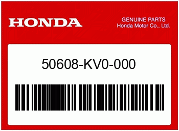 Honda BEFESTIGUNGSGUMMI, AUSPUF, Honda-Teilenummer 50608KV0000