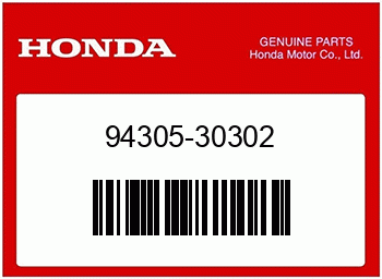 Honda FEDERSTIFT, 3X30, Honda-Teilenummer 9430530302