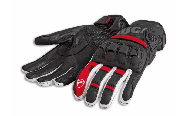 Ducati by Held HANDSCHUHE SPORT C4 Schwarz/Rot/Weiß