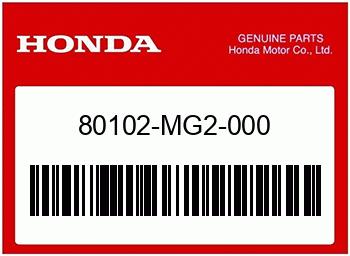 Honda BEFESTIGUNGSHUELSE, Honda-Teilenummer 80102MG2000