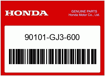 Honda SPEZIALMUTTER, 8MM, Honda-Teilenummer 90101GJ3600