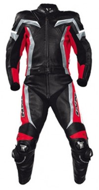 iXS X-Kombi FIRESTROKE schwarz-rot-grau
