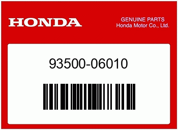 Honda KREUZSCHLITZSCHRAUBE 6x10, Honda-Teilenummer 9350006010