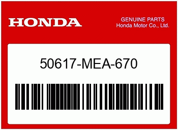 Honda RUECKHOLFEDER, FUSSRASTE, Honda-Teilenummer 50617MEA670