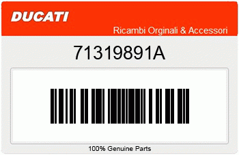 Ducati DISTANZSCHEIBE ST?RKE 0,2, Ducati-Teilenummer 71319891A