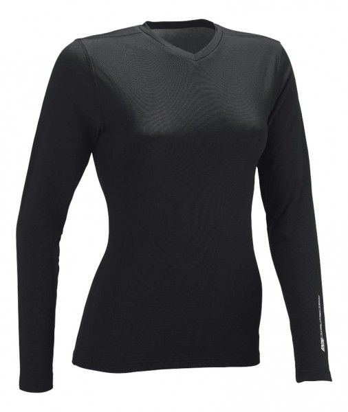 iXS Berana Langarm - Damen Funktions Unterwäsche Shirt schwarz DS