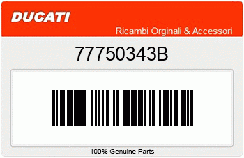Ducati SCHRAUBE TSPEI M5X12, Ducati-Teilenummer 77750343B