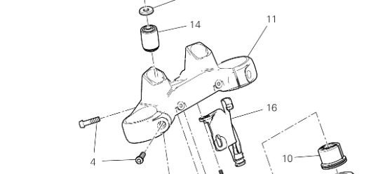 DUCATI GABELKOPF DIAVEL V4