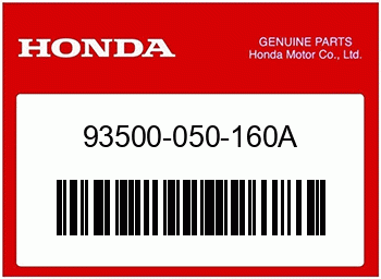 Honda KEGELKOPFSCHRAUBE, 5X16, Honda-Teilenummer 93500050160A