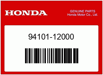 Honda GLATTE SCHEIBE, 12MM, Honda-Teilenummer 9410112000