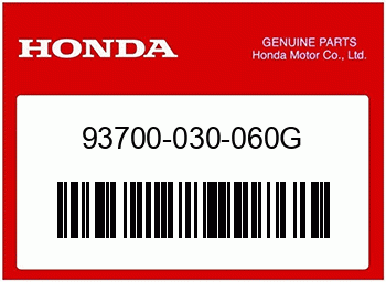 Honda KREUZSCHLITZSCHRAUBE, Honda-Teilenummer 93700030060G