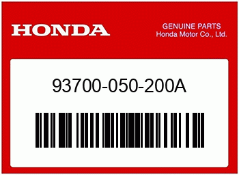 Honda KREUZSCHLITZSCHRAUBE, Honda-Teilenummer 93700050200A