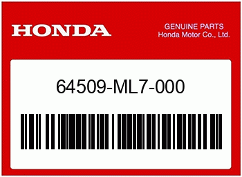 Honda FESTSTELLSCHRAUBE VE, Honda-Teilenummer 64509ML7000