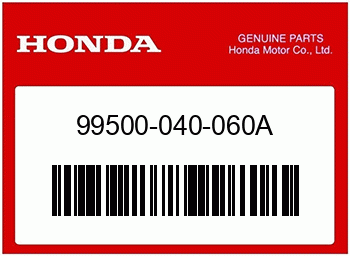 Honda SCHRAUBE 4X6, Teilenummer 99500040060A