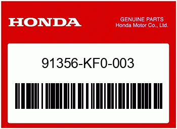 Honda O-RING, Honda-Teilenummer 91356KF0003