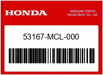 Honda VERSCHLUSS, R. GRIFFENDE, VT750 - VTX1800 53167MCL000