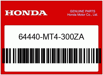Honda MARKE A, RECHTER MITTLERE, Honda-Teilenummer 64440MT4300ZA