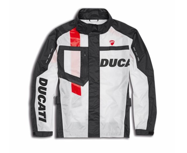 DUCATI REGENJACKE AQUA V2 SCHWARZ/WEIß DUCATI REGENJACKE AQUA V2 SCHWARZ/WEIß