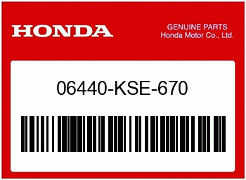 Honda SPEICHE SATZ A, V., 2007 2008 CRF150R 06440KSE670