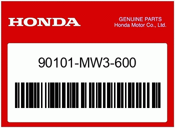 Honda FLANSCHINNENSECHSKANTSCHR, Honda-Teilenummer 90101MW3600