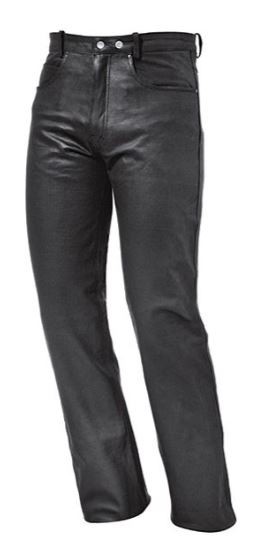 COOPER Lederjeans schw. Gr. 36 Soft-Rindleder