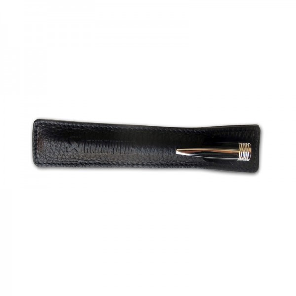 Leather Pencile sleeve - black